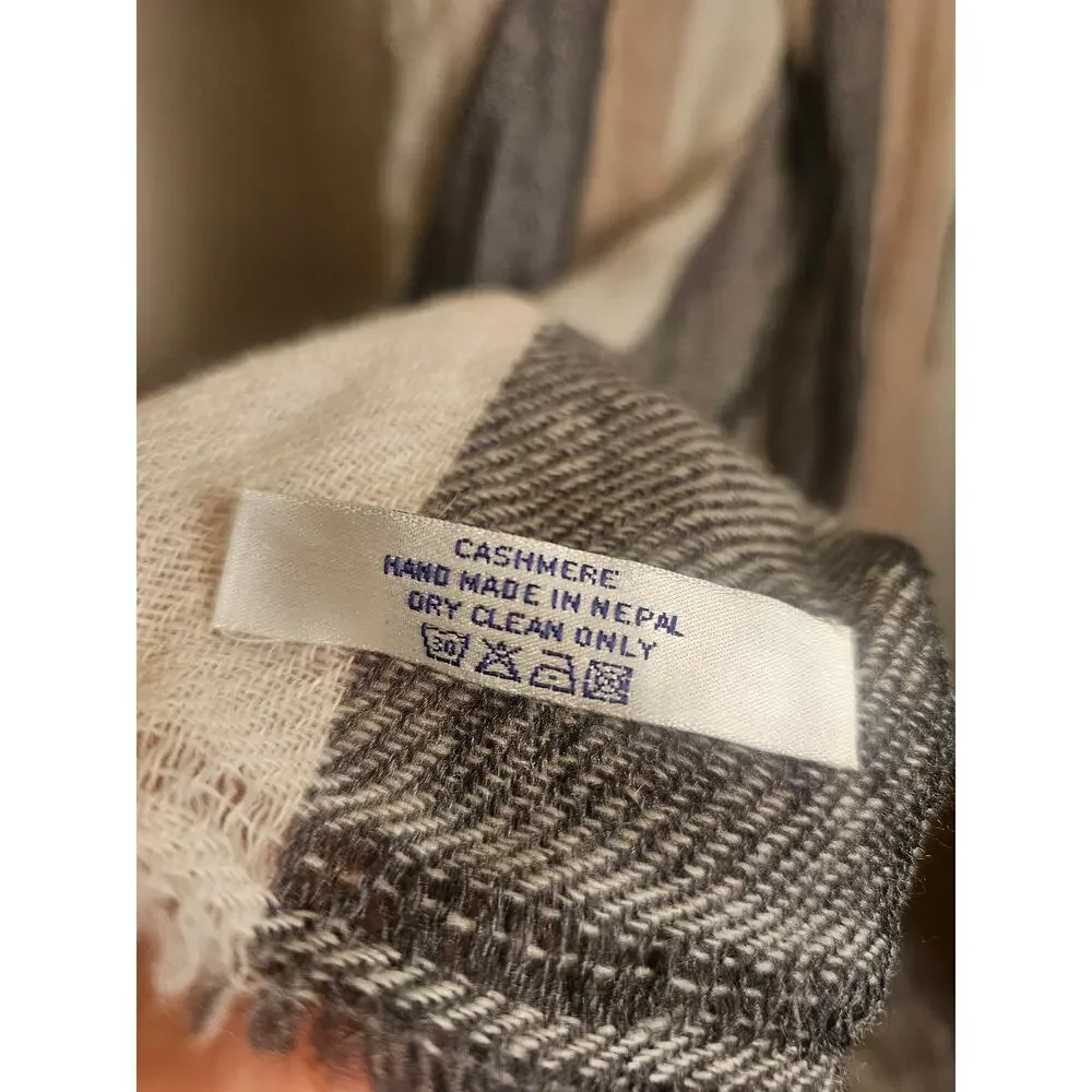 Handmade Cashmere Scarf From Nepal 27